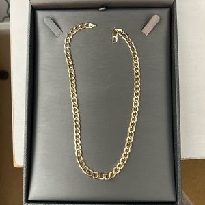 18k GOLD 17 inch Cuban Chain